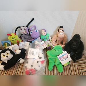 NWT Lot Disney Store 8" Bean Bag Stuffed Animals Heimlich Flubber Francis George